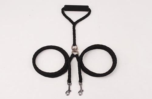 Braided Two-Dog Leash